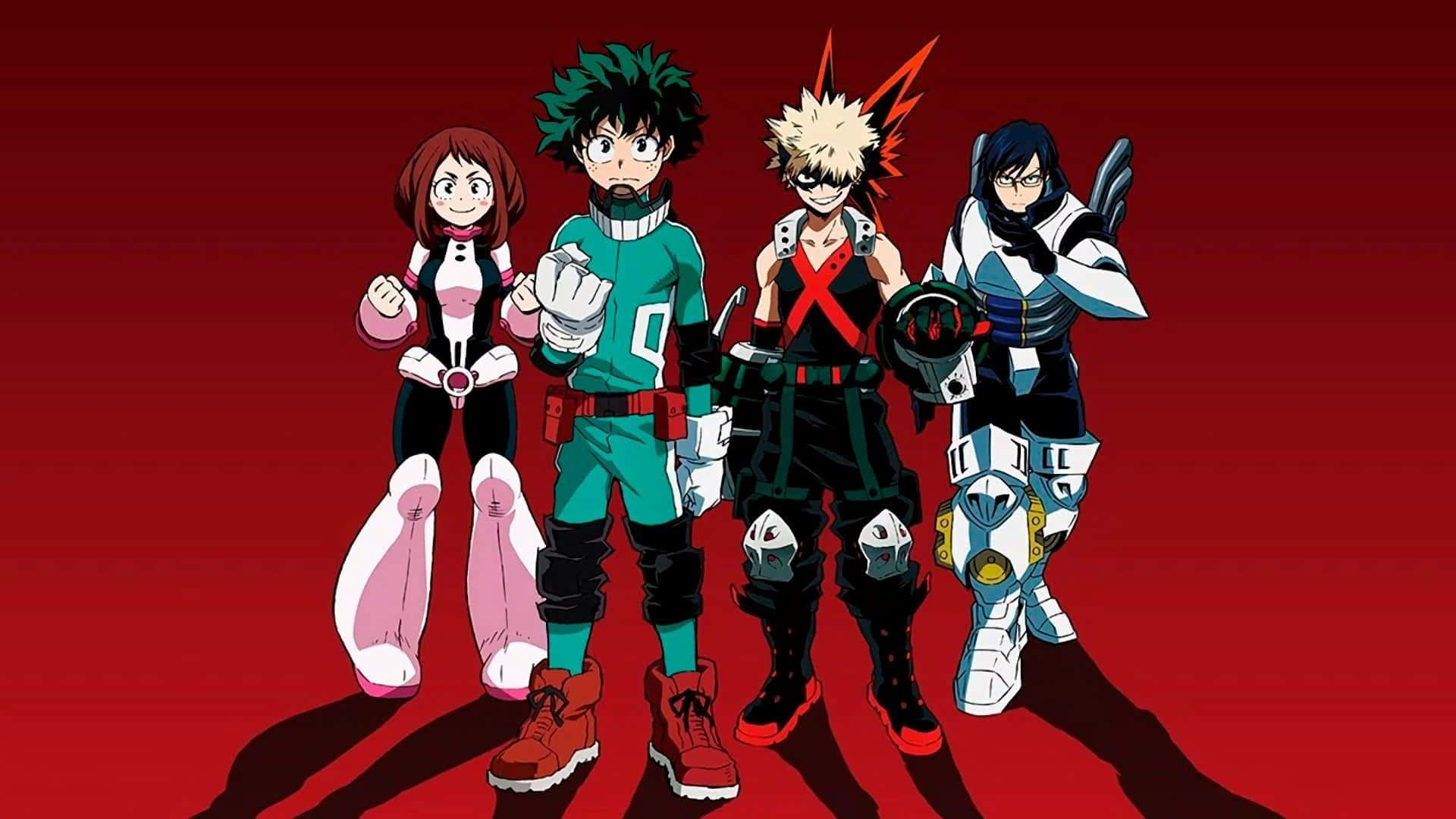 Get ready for an epic adventure with My Hero Academia on your laptop. Wallpaper
