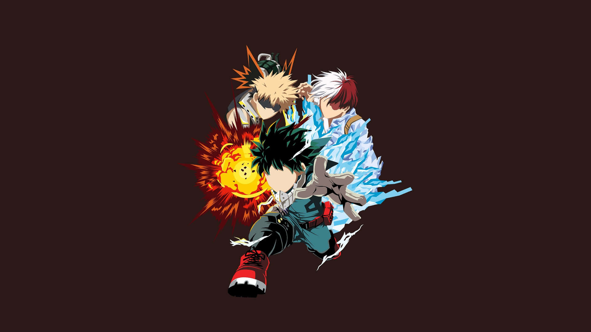 My Hero Academia Trio Heroes Wallpaper