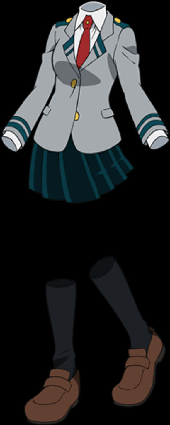 My Hero Academia U A High School Uniform PNG