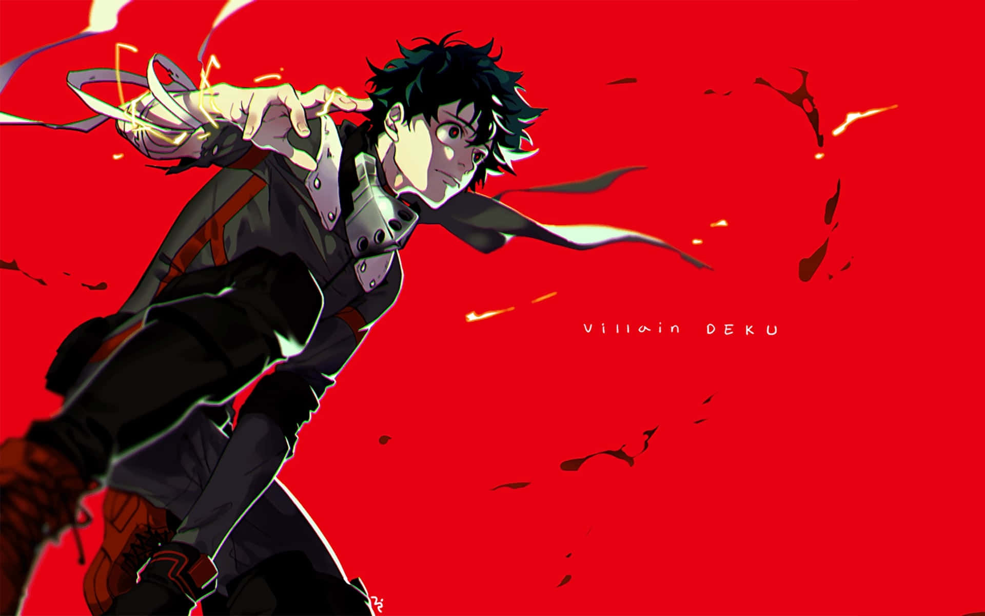 “Don’t mess with the My Hero Academia Villain” Wallpaper