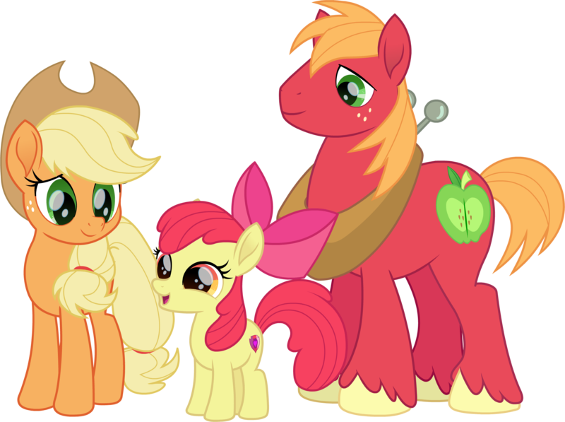 My Little Pony Apple Family Members PNG