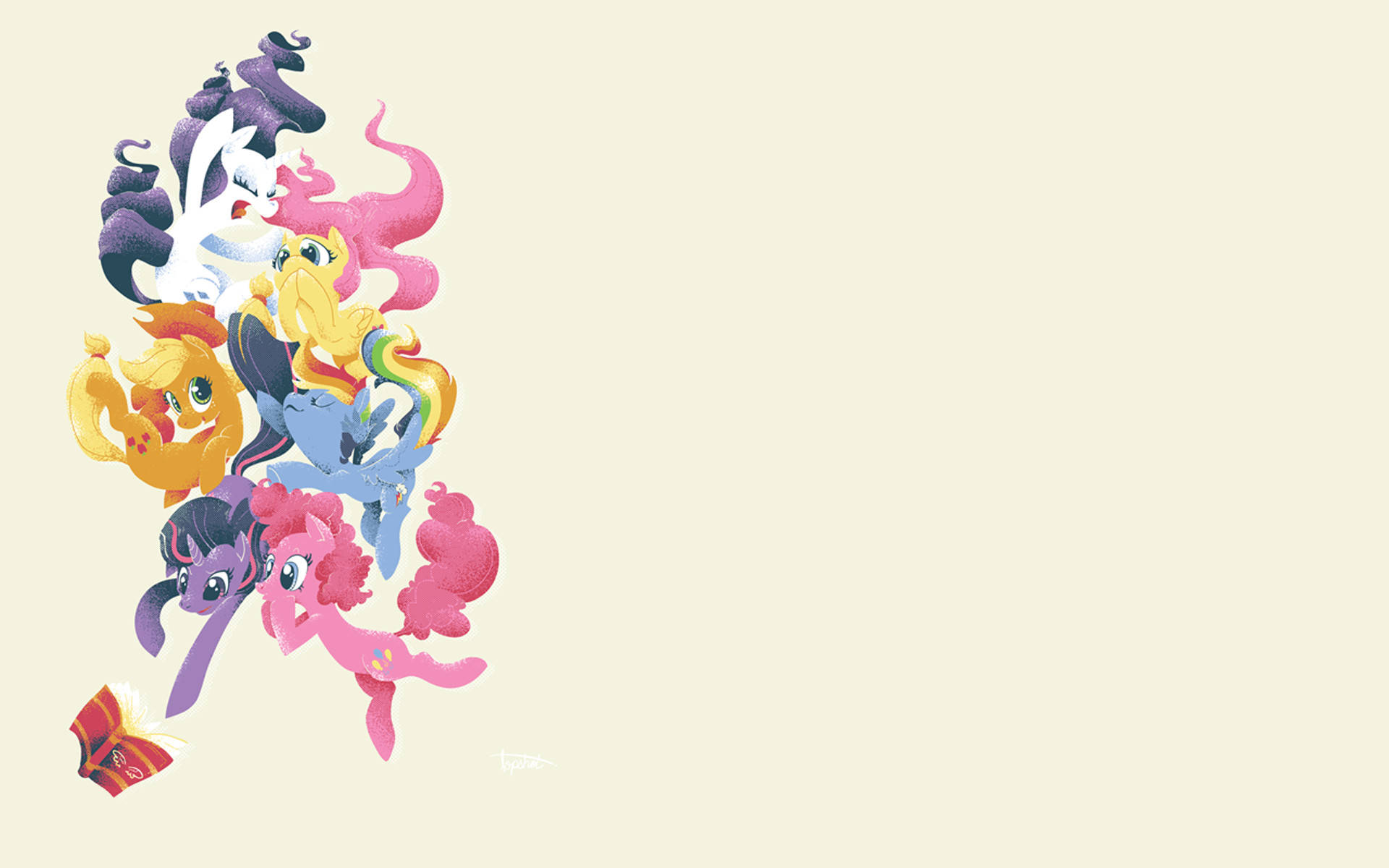 Erhellensie Ihren Desktop Mit Farbenfrohen My Little Pony Hintergrundbildern. Wallpaper