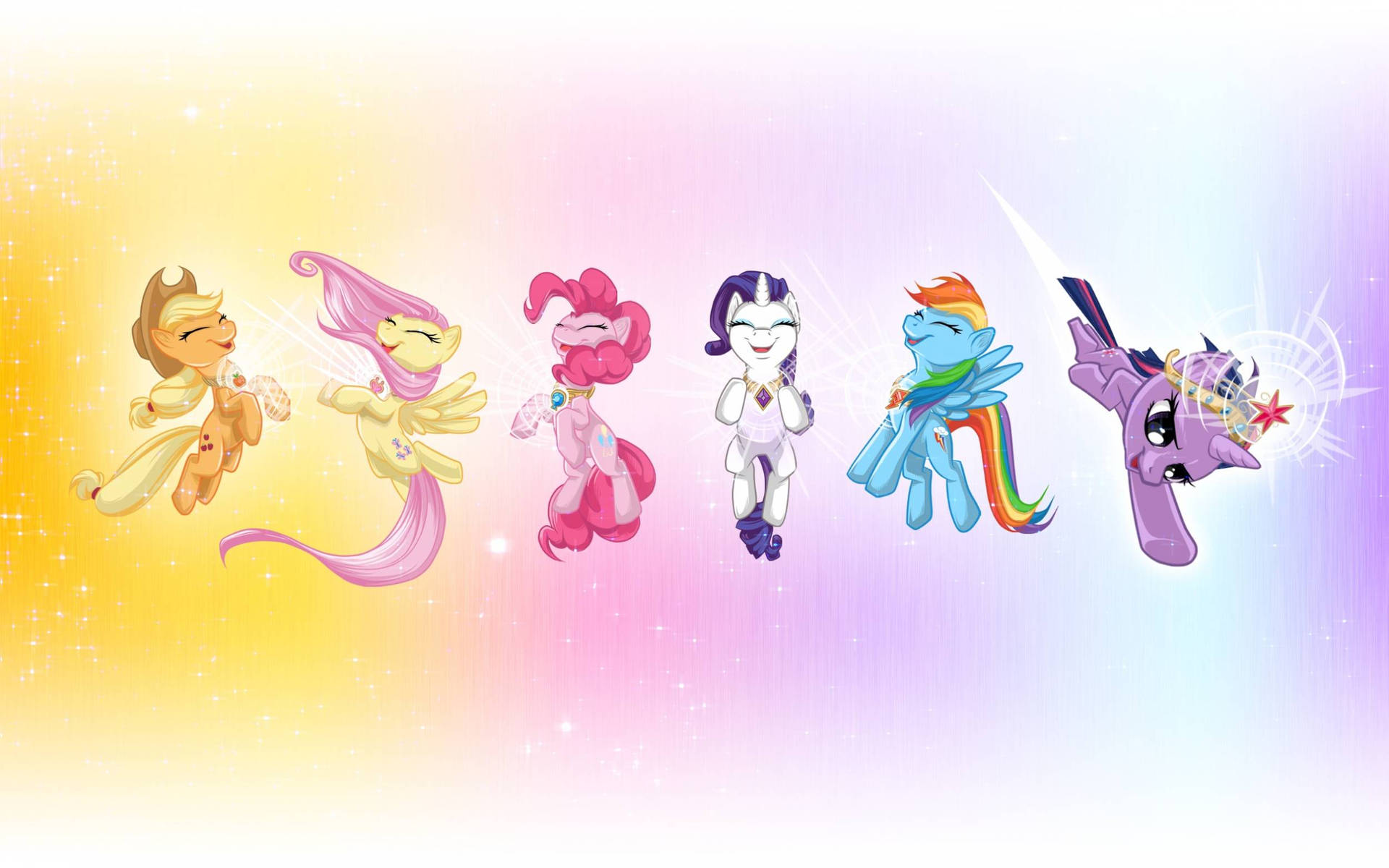 Genießedie Magische Welt Von My Little Pony Auf Deinem Desktop! Wallpaper