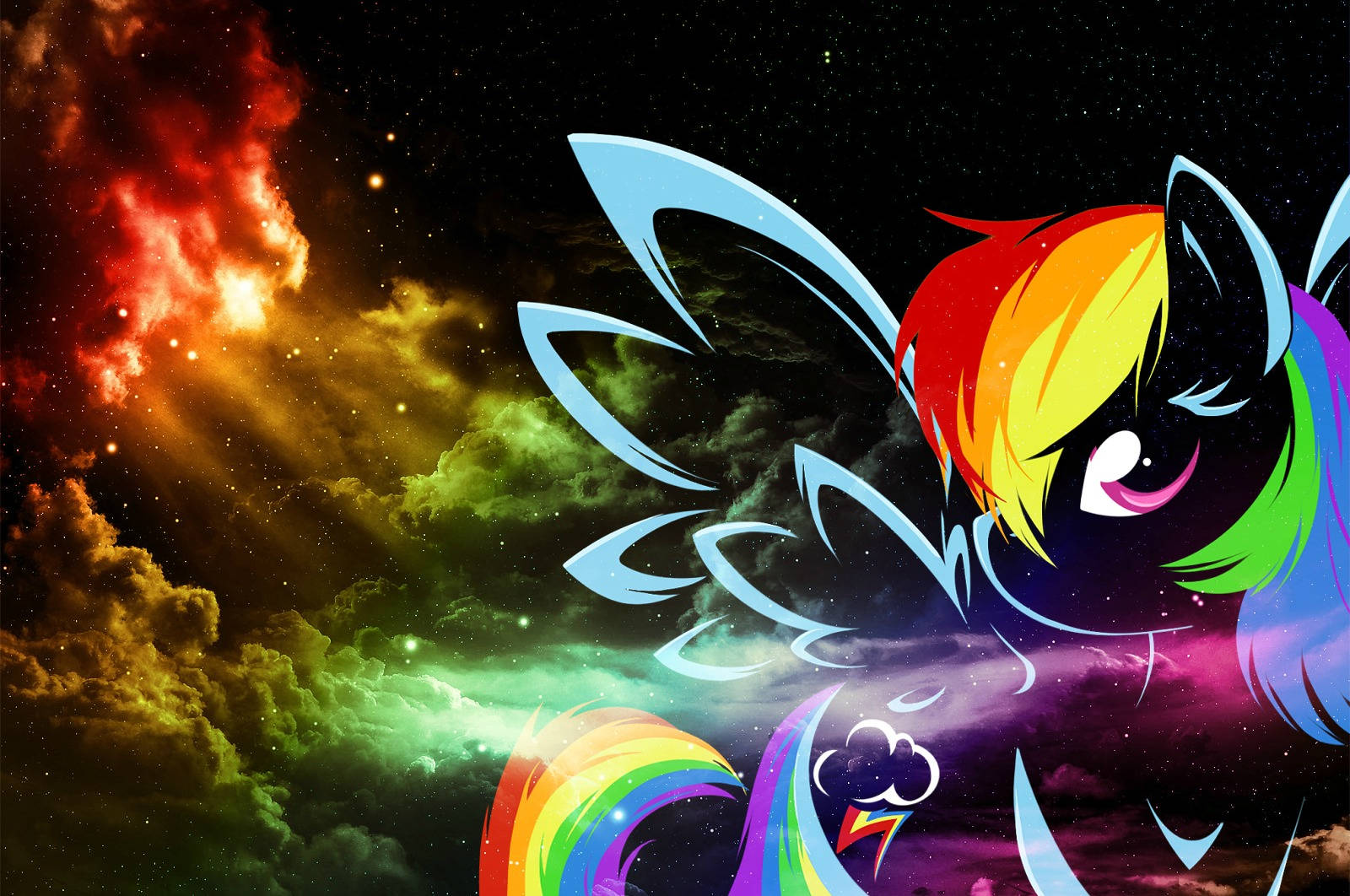 Verschöneredeinen Desktop Mit Diesem Farbenfrohen Und Spaßigen My Little Pony Wallpaper! Wallpaper