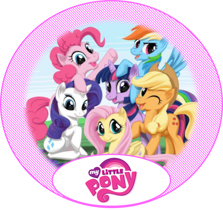 My Little Pony Group Celebration PNG