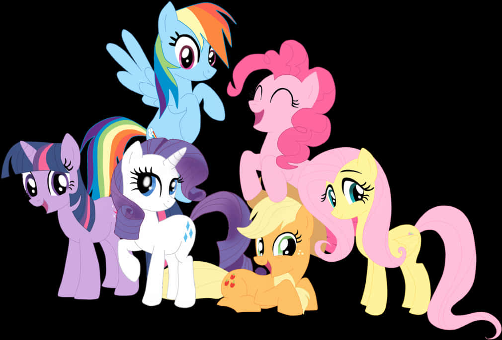 My Little Pony Main Characters PNG