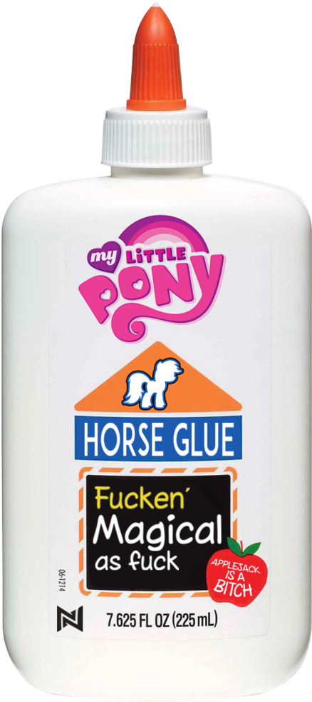 My Little Pony Parody Glue Bottle PNG
