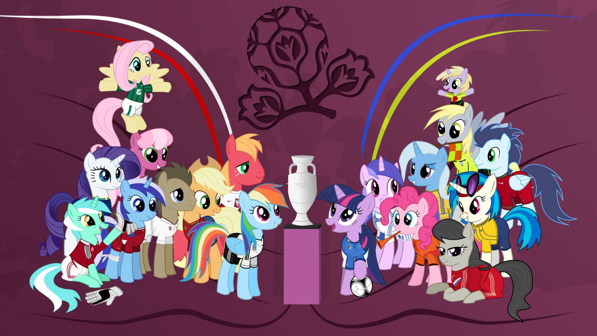 My Little Pony Ponies And Trophy