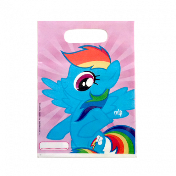 My Little Pony Rainbow Dash Party Bag PNG