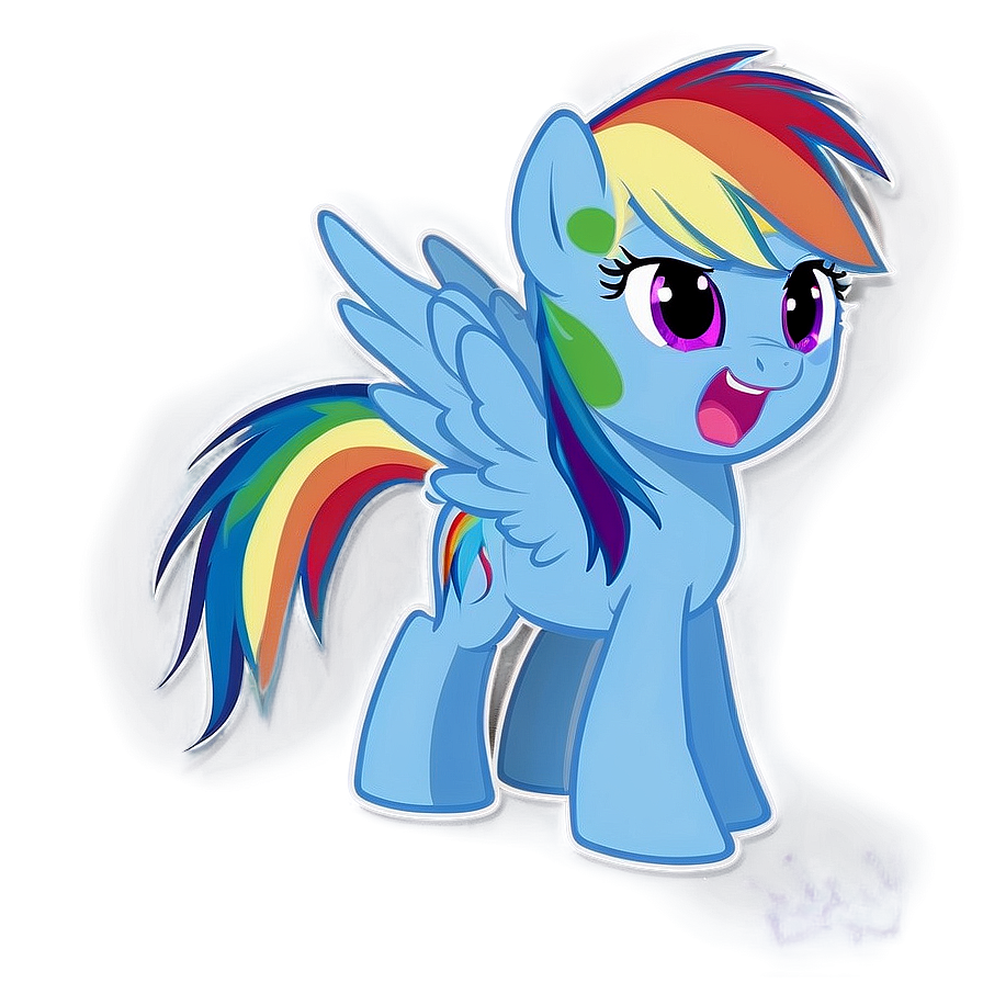 My Little Pony Rainbow Dash Png 05062024 PNG