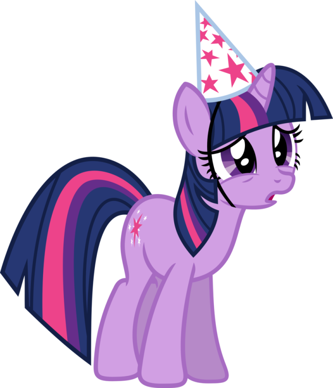 My Little Pony With Party Hat PNG