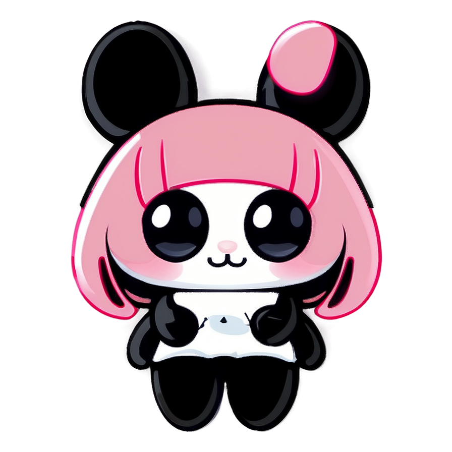 Download My Melody And Kuromi Png Gbm | Wallpapers.com