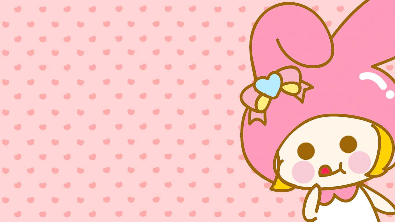 Enjoy the company of My Melody on your desktop Wallpaper