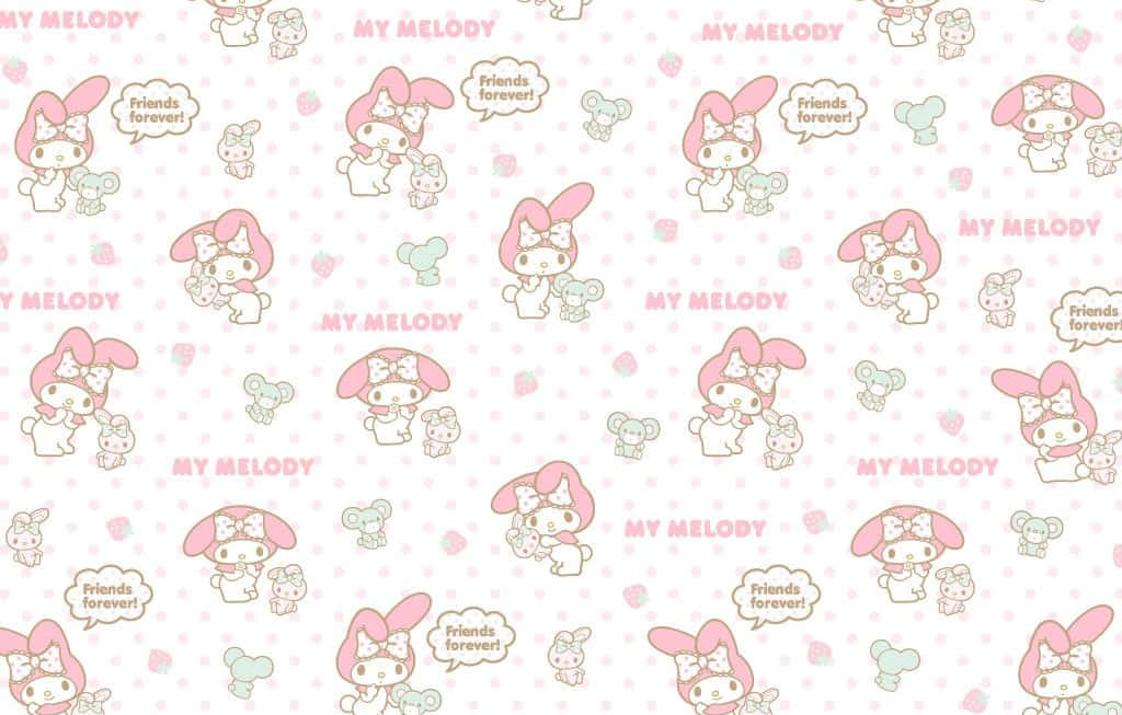 The Lovely and Sweet My Melody on Your Desktop Wallpaper