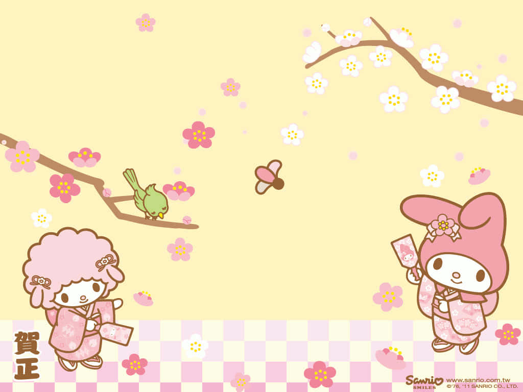 Make Your Desktop a Magical Wonderland with My Melody Wallpaper