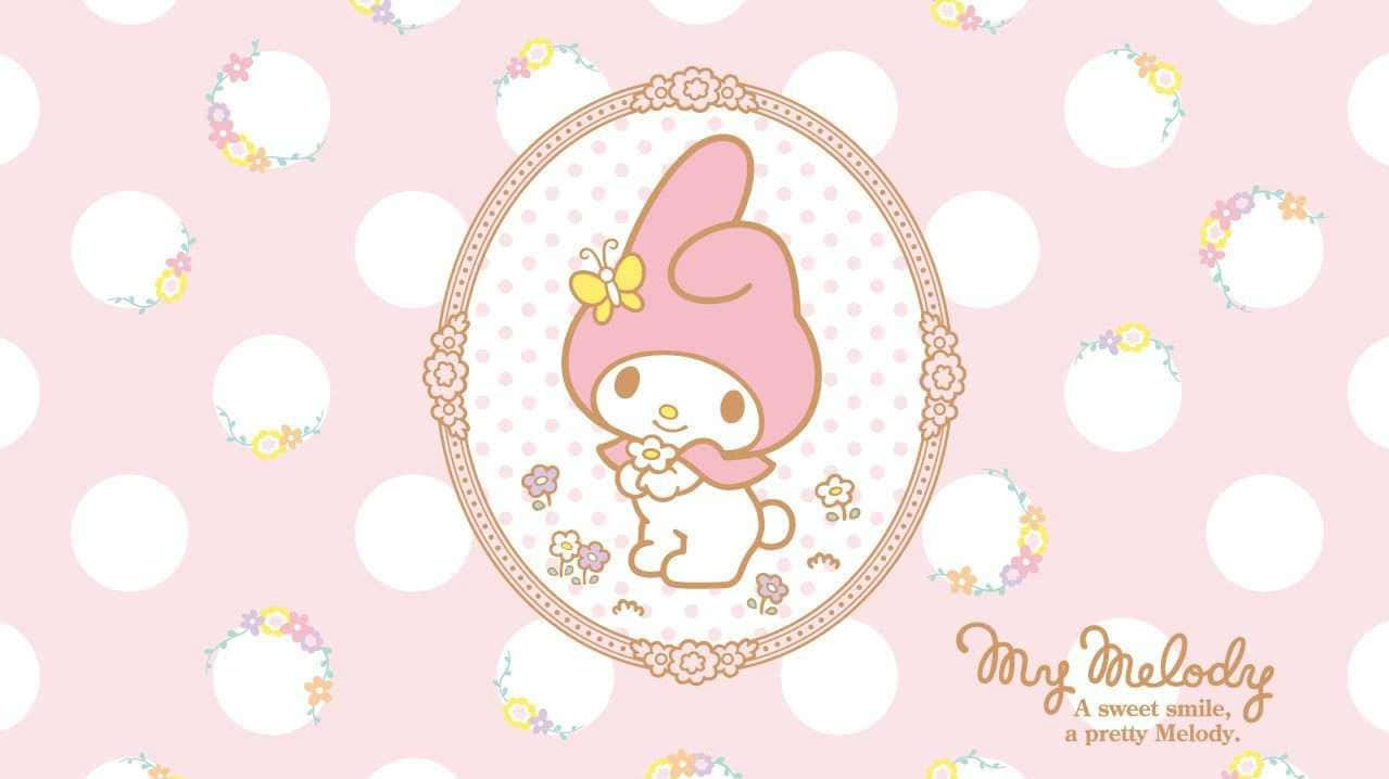 "Bring the Joy of Spring with My Melody Desktop" Wallpaper