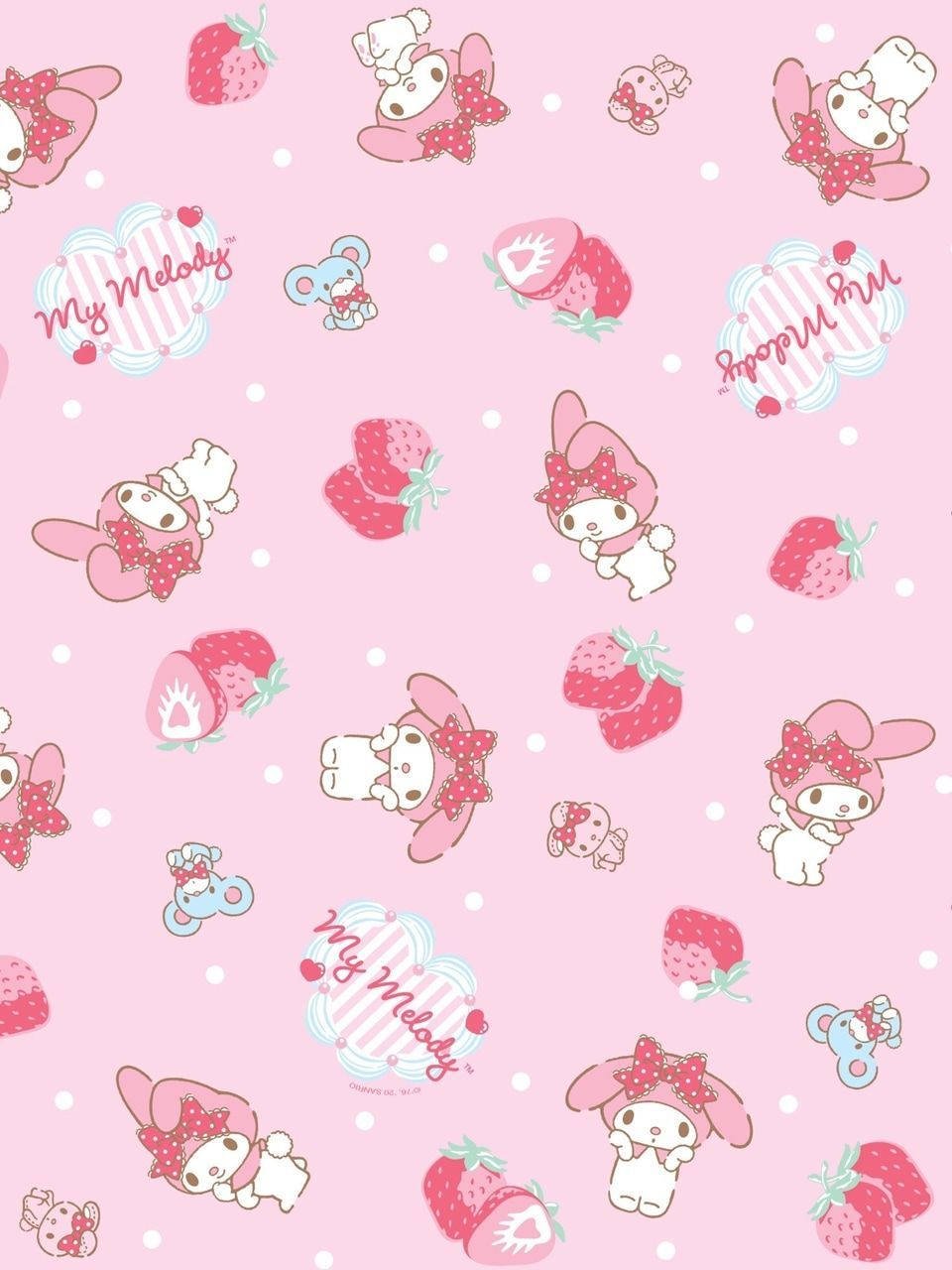 My Melody For Y2k Wallpaper