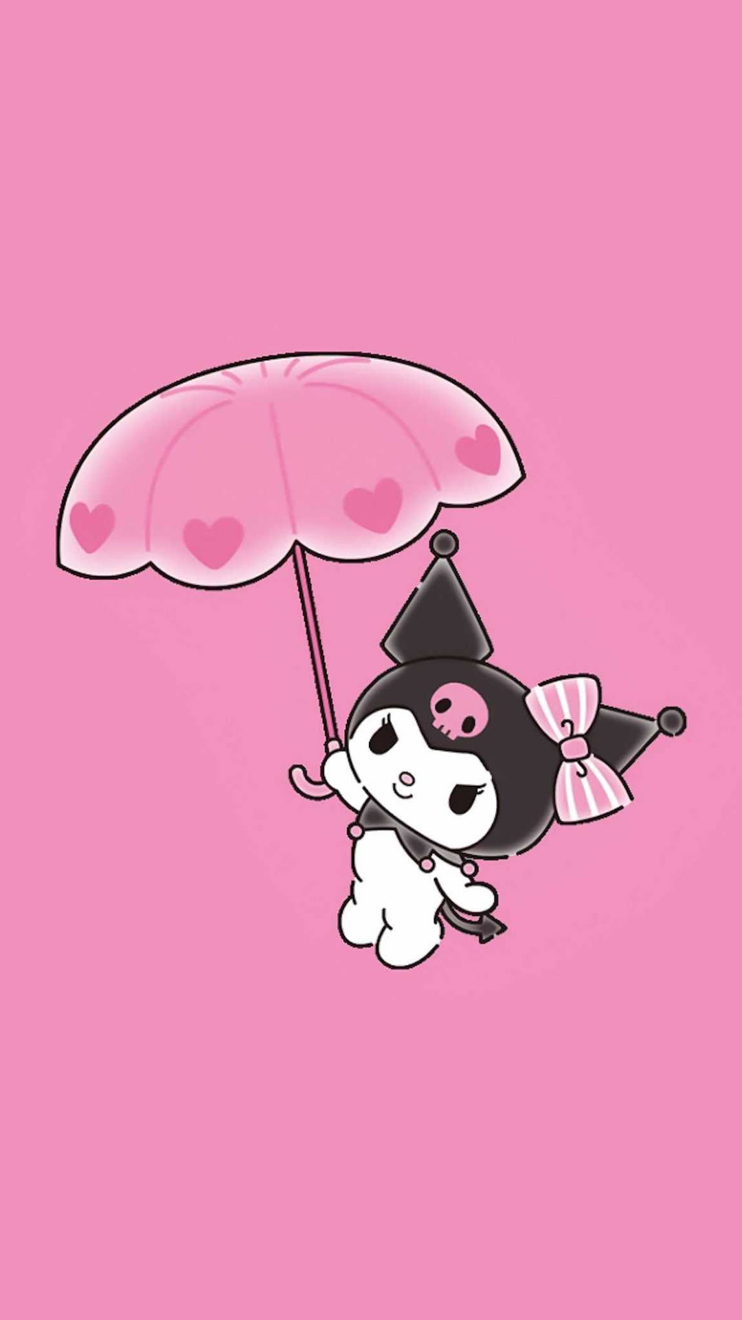 My Melody Kuromi With Cute Umbrella