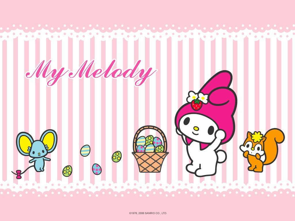 Get Ready to Work with My Melody Laptop Wallpaper