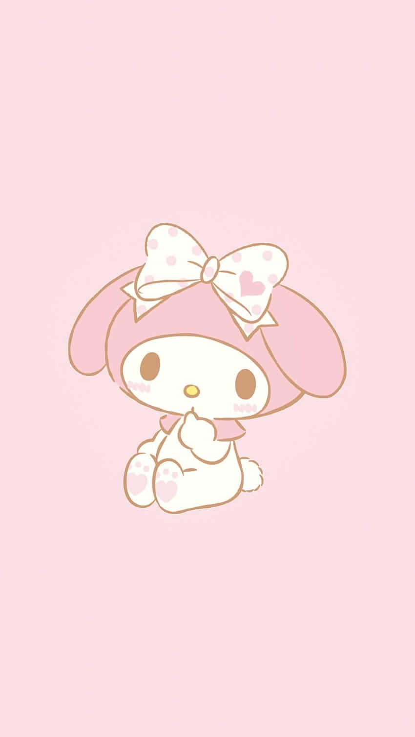 My Melody Pink Aesthetic Wallpaper Wallpaper