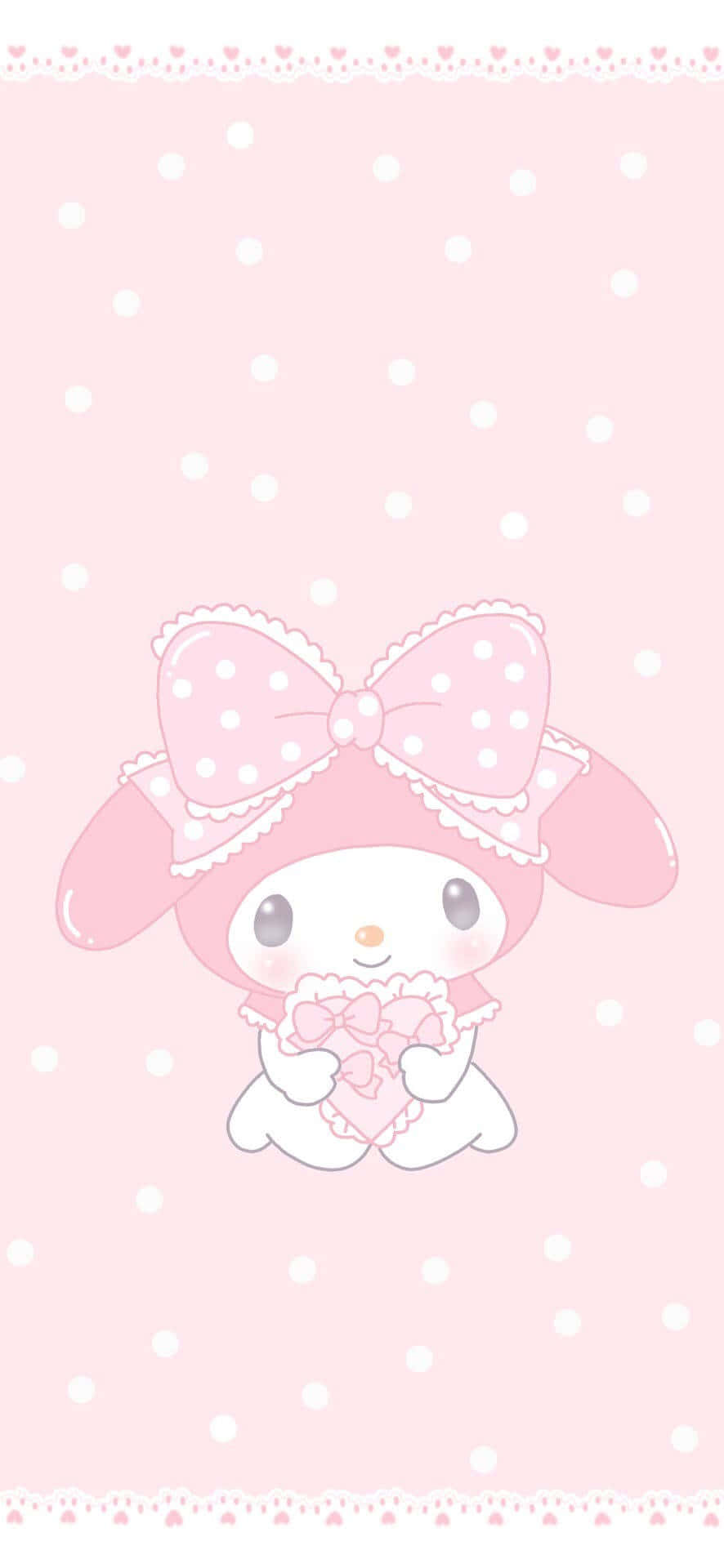 My Melody Pink Aesthetic Wallpaper Wallpaper