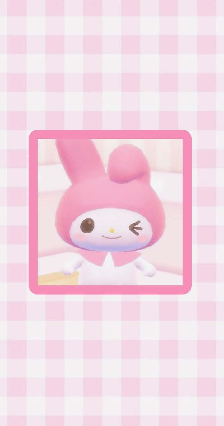 My Melody Plush Pink Aesthetic.jpg Wallpaper