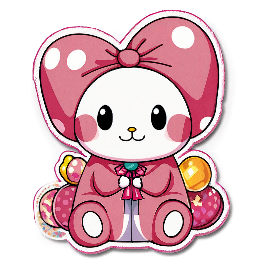 My Melody Sticker Png Xps PNG