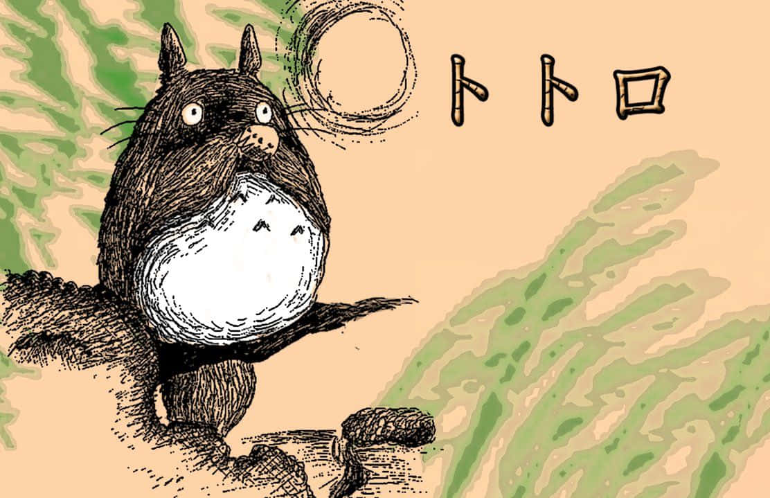 Mivecino Totoro: Una Aventura Mágica Fondo de pantalla