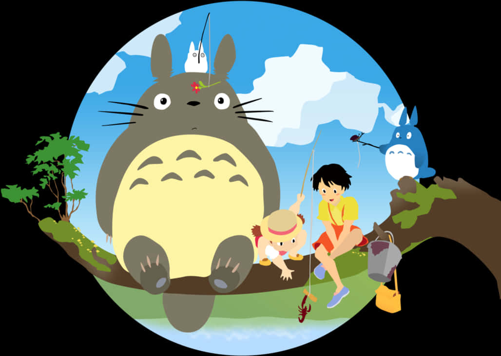 My_ Neighbor_ Totoro_ Characters PNG