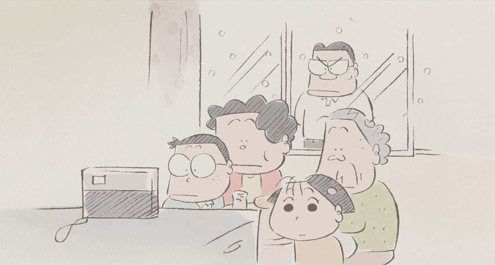 Lafamilia Yamada Disfrutando Su Tiempo Juntos. Fondo de pantalla