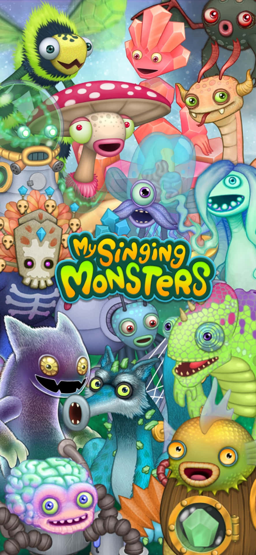 My Singing Monsters Colorful Cast Wallpaper