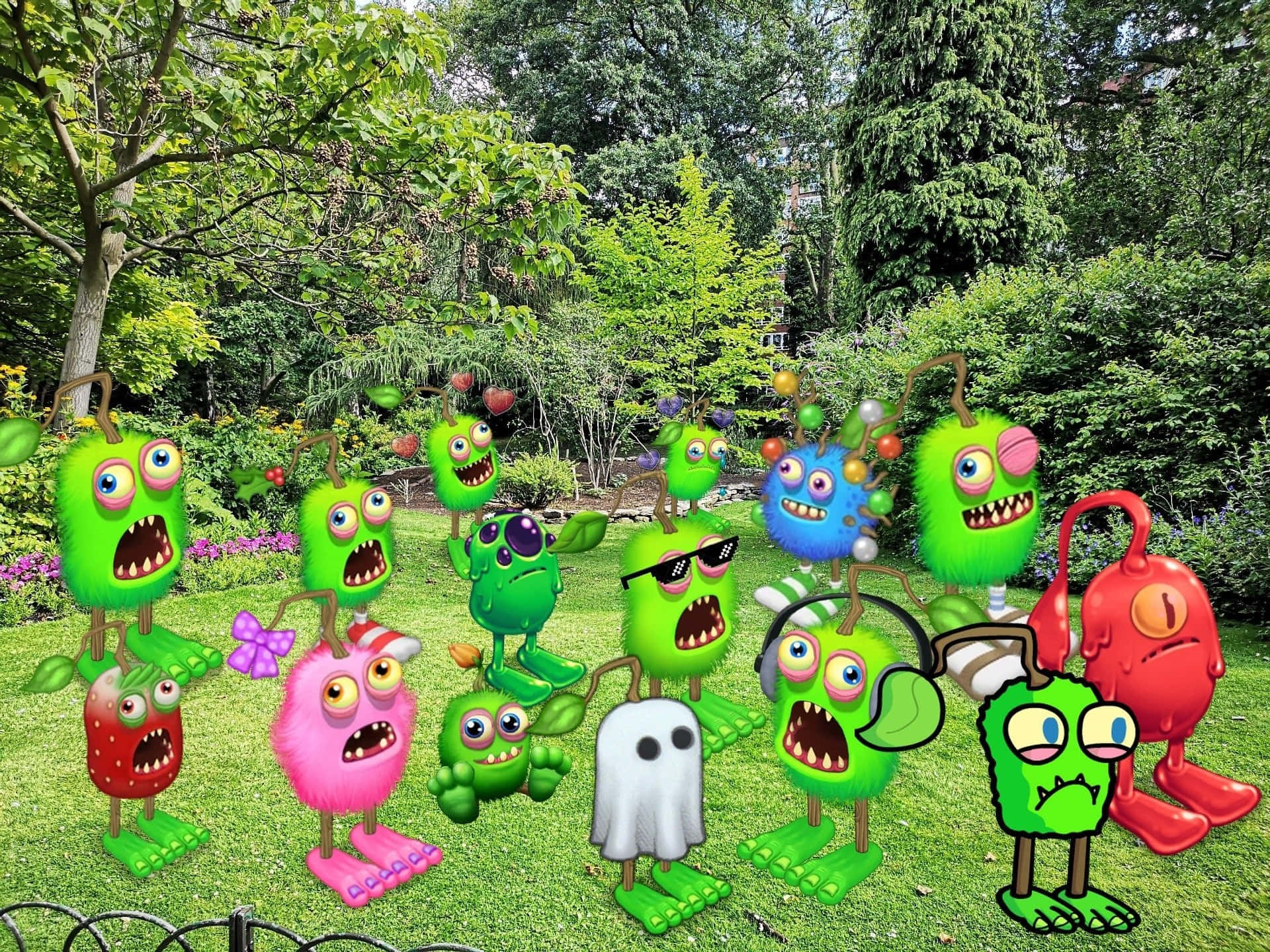 My Singing Monsters Garden Gathering Wallpaper