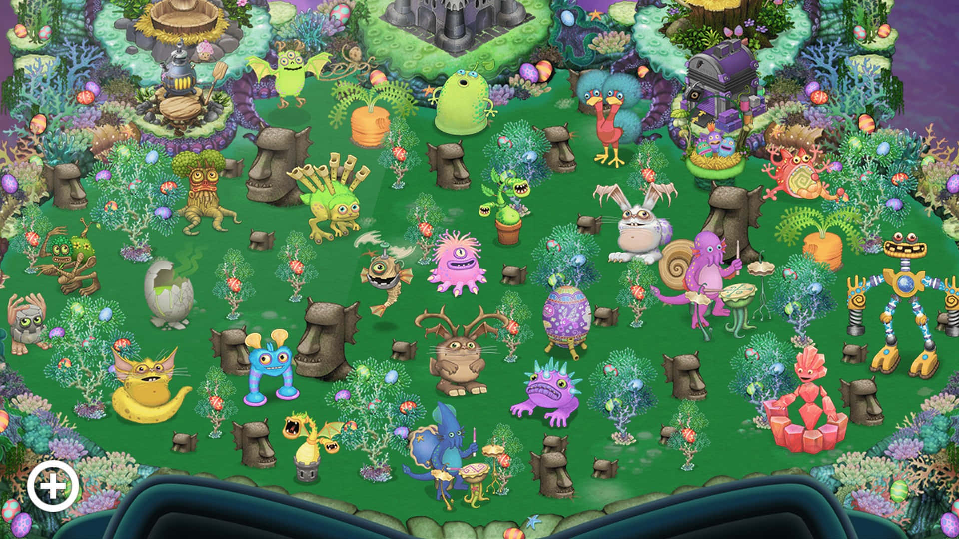 My Singing Monsters Island Scene Wallpaper