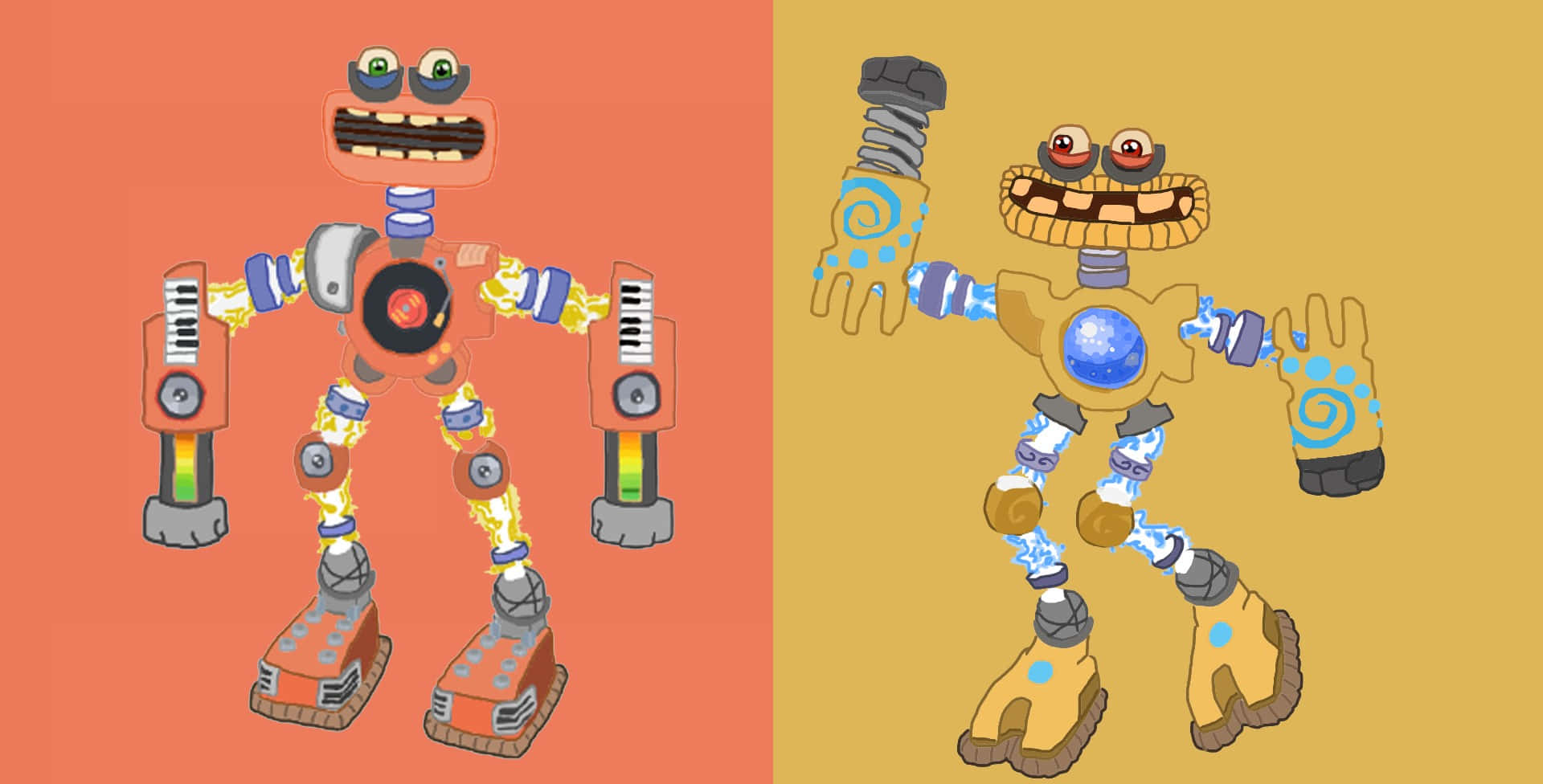 My Singing Monsters Mechanical Creatures Wallpaper