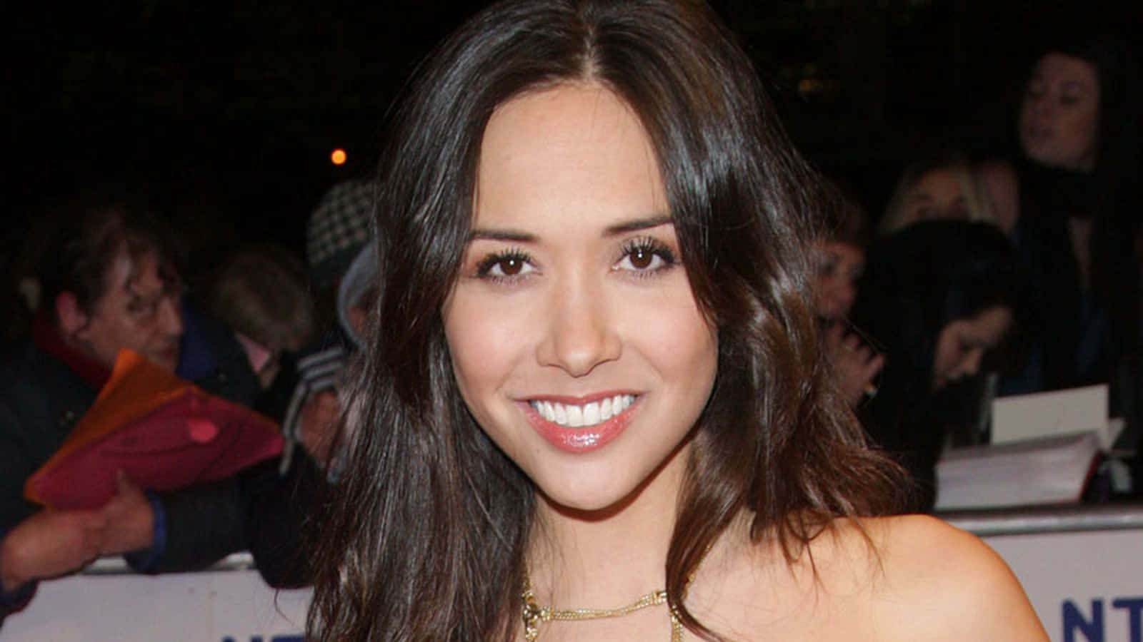 Myleene Klass Smilingat Event Wallpaper