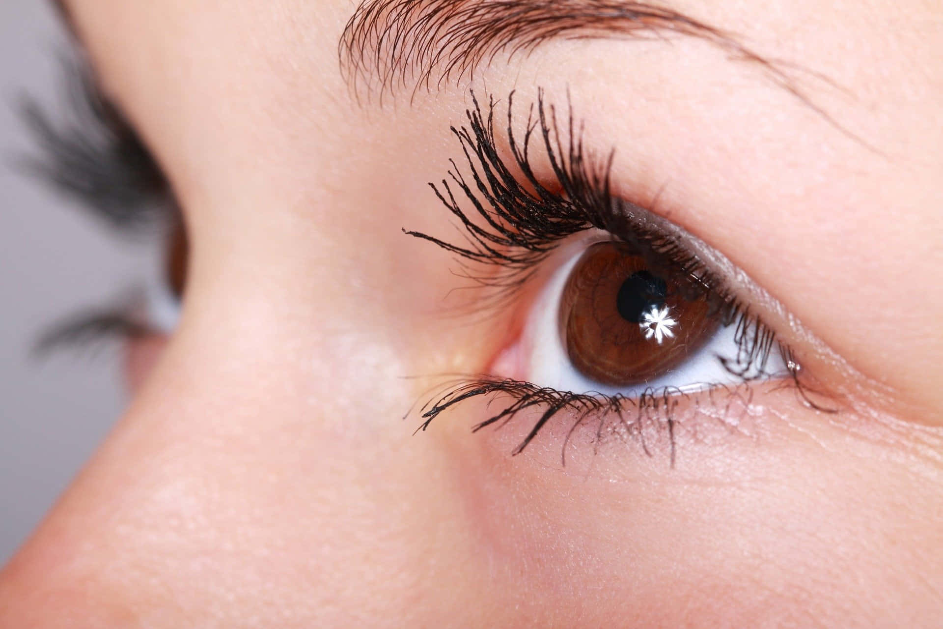 Myopic Eye Contact Lens Wallpaper