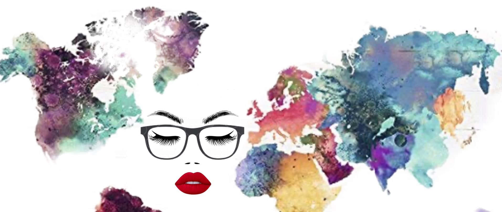 Myopic Woman Icon Desktop Wallpaper