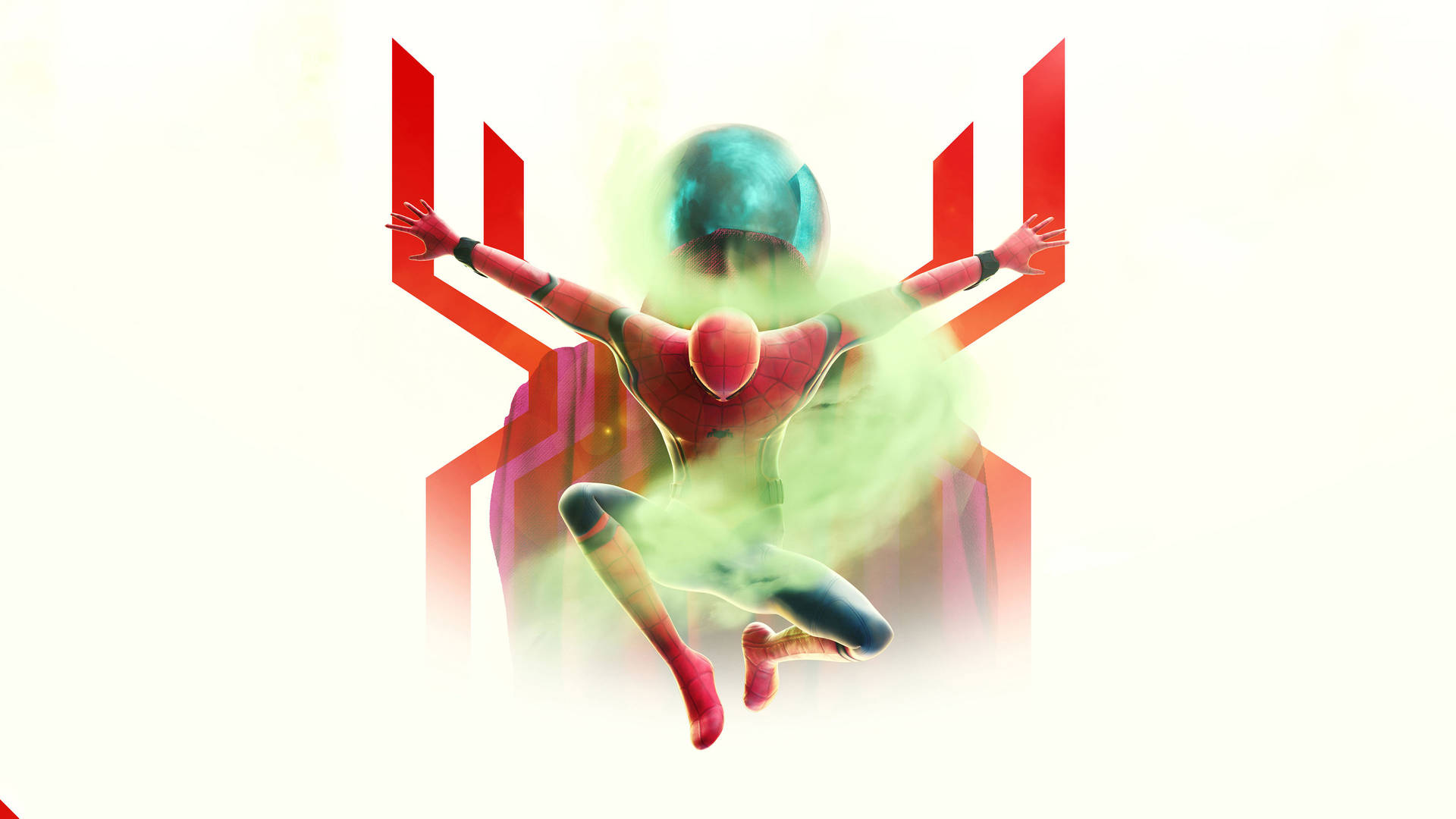Mysterio And Spider-Man Digital Art Wallpaper