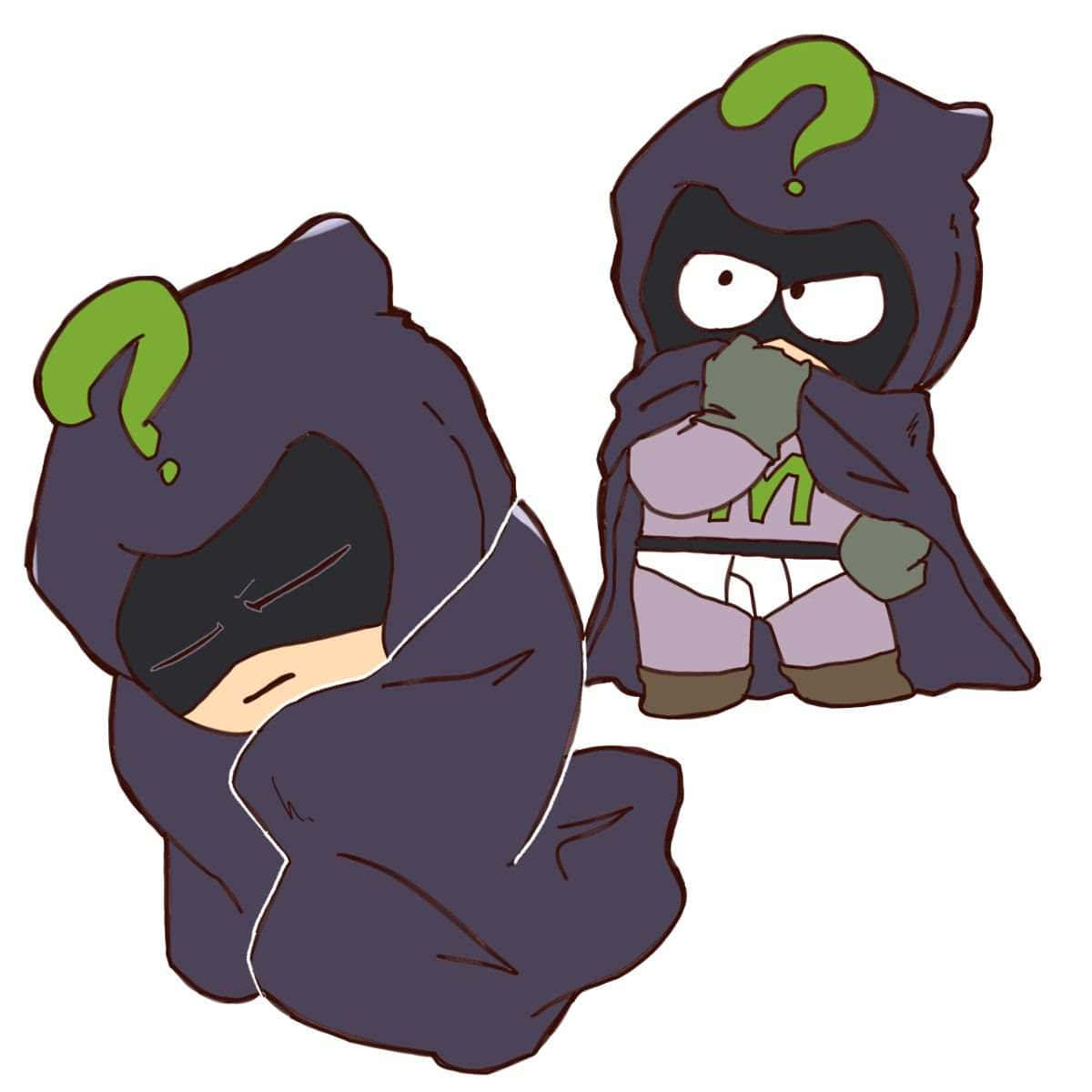 Mysterion_ Twins_ Animated_ Character_ Art Wallpaper