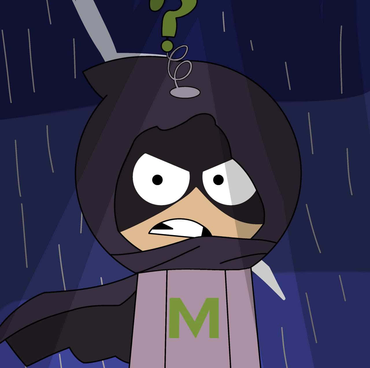 Mysterionin Rain Cartoon Character Wallpaper
