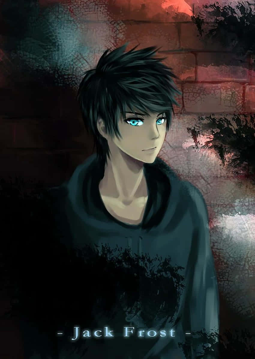 Mysterious_ Anime_ Boy_with_ Blue_ Eyes Wallpaper