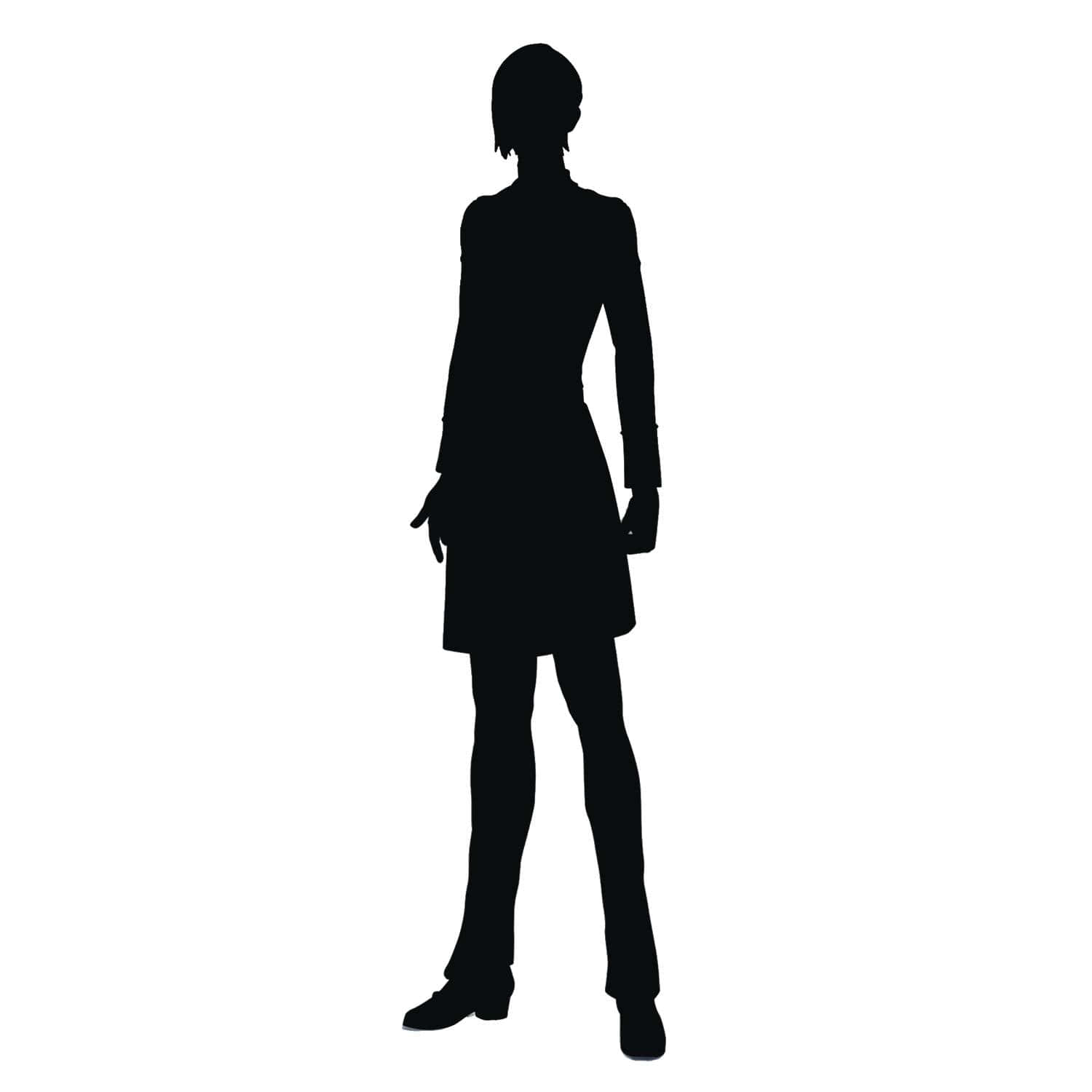 Mysterisk Animekarakter Silhuett Bakgrunnsbildet