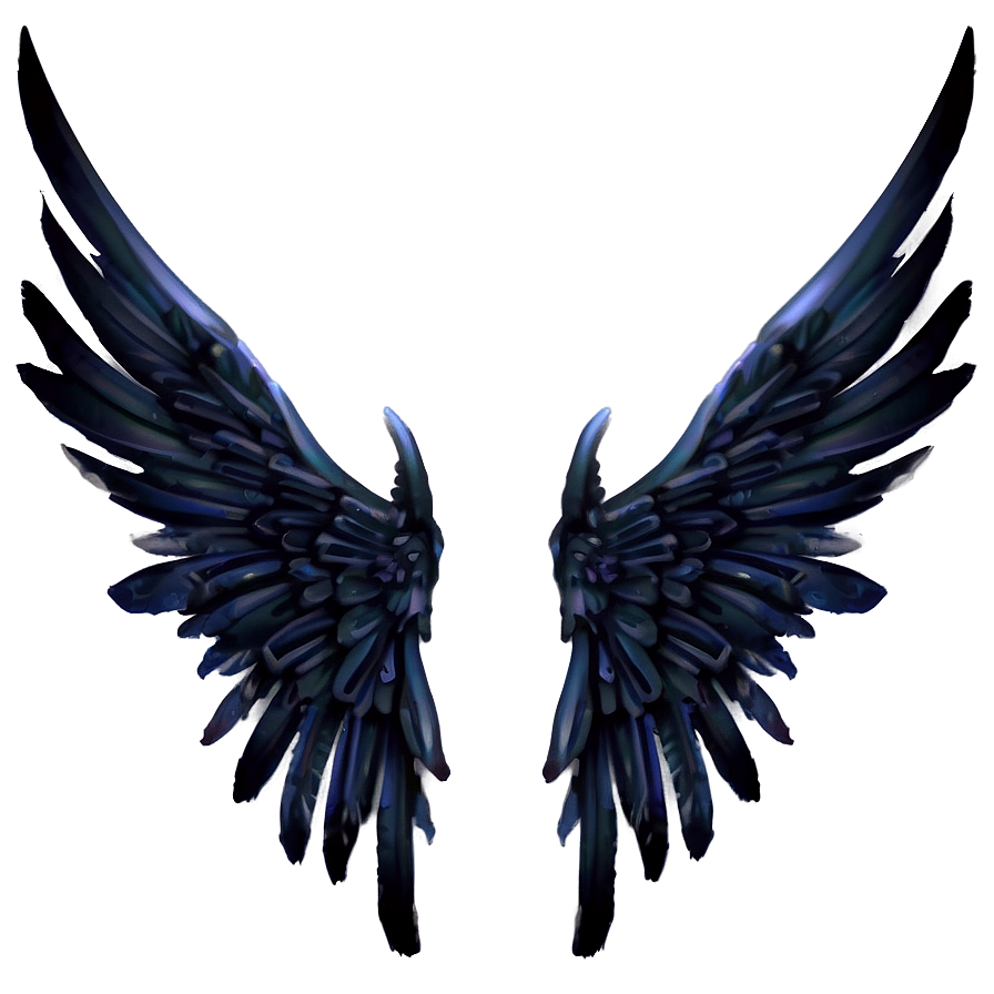 Mysterious Black Wings Art Png 69 PNG