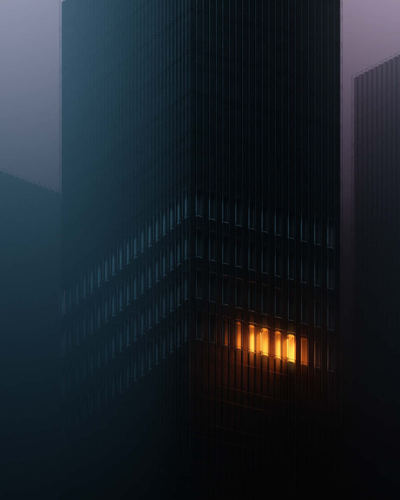 Mysterious_ Building_at_ Dusk Wallpaper
