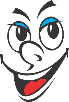 Mysterious Cartoon Villain Face PNG