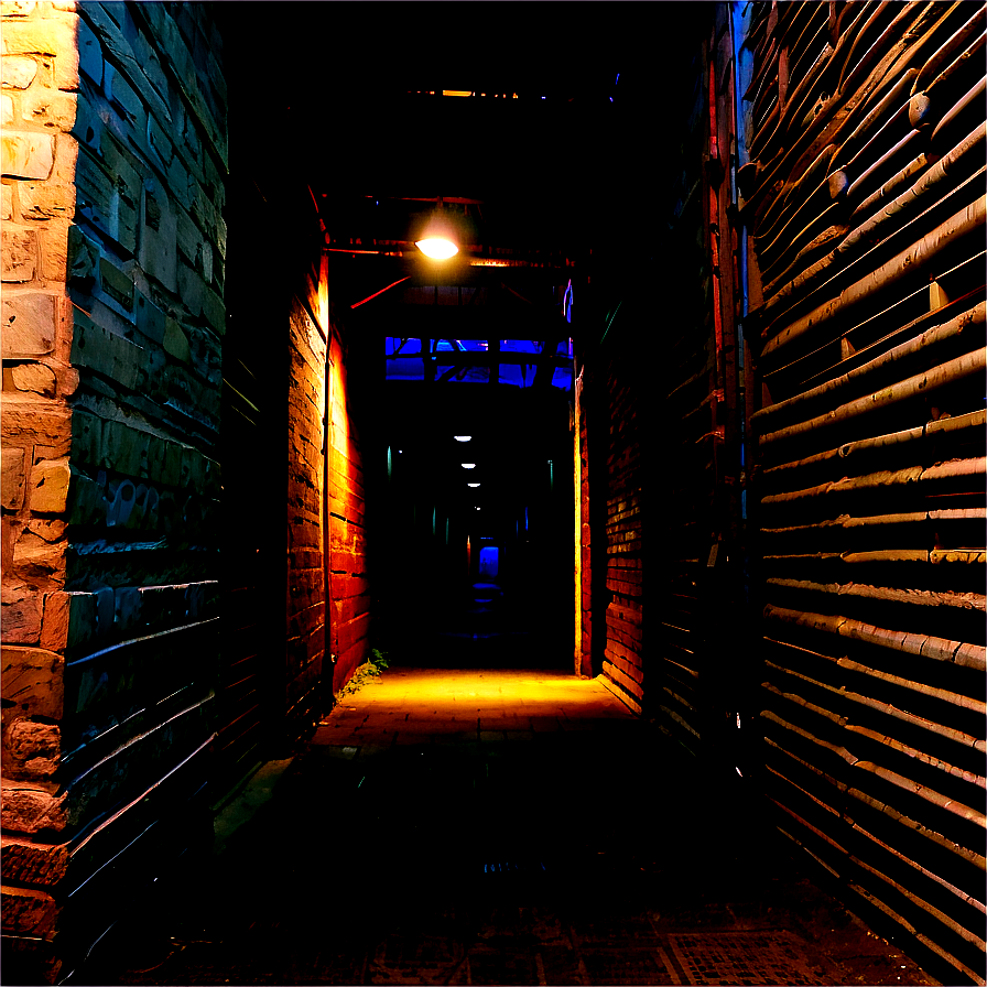 Mysterious Dark Alley Png 06242024 PNG