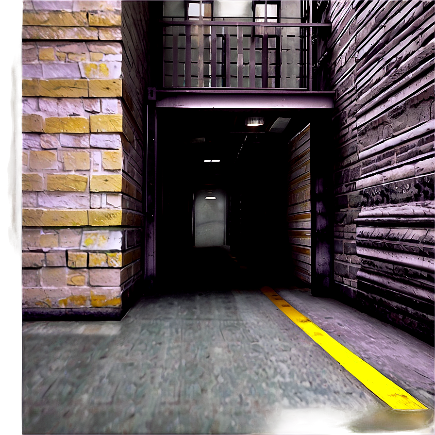 Mysterious Dark Alley Png 06242024 PNG