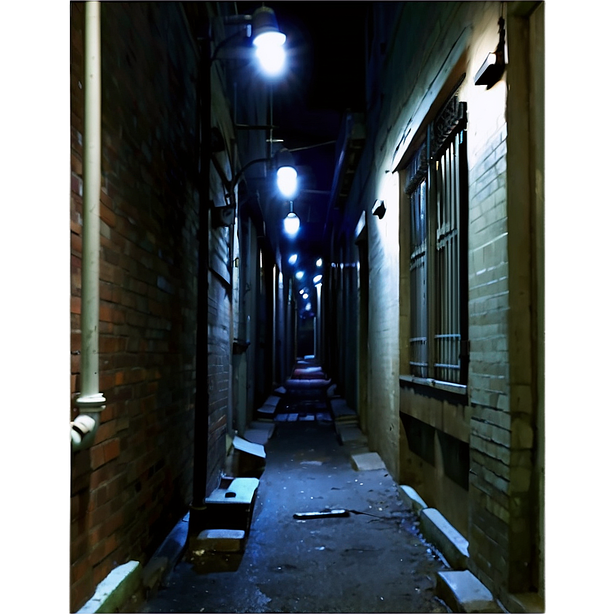 Mysterious Dark Alley Png Rnn PNG