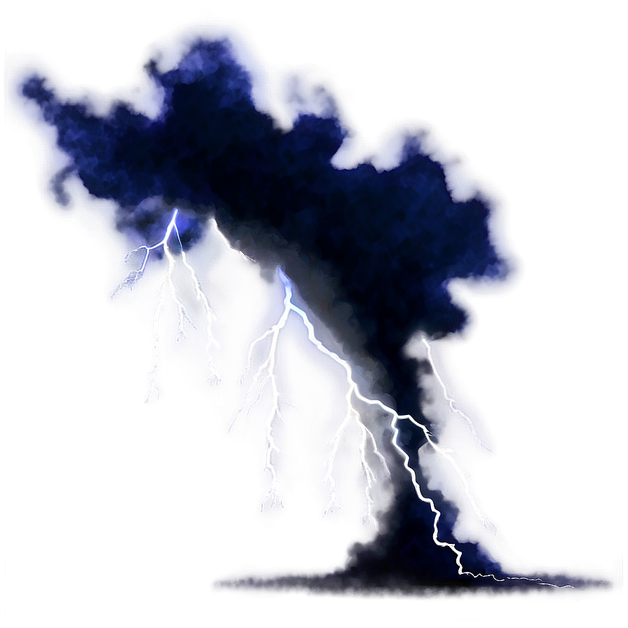 Mysterious Dark Lightning Png 06242024 PNG