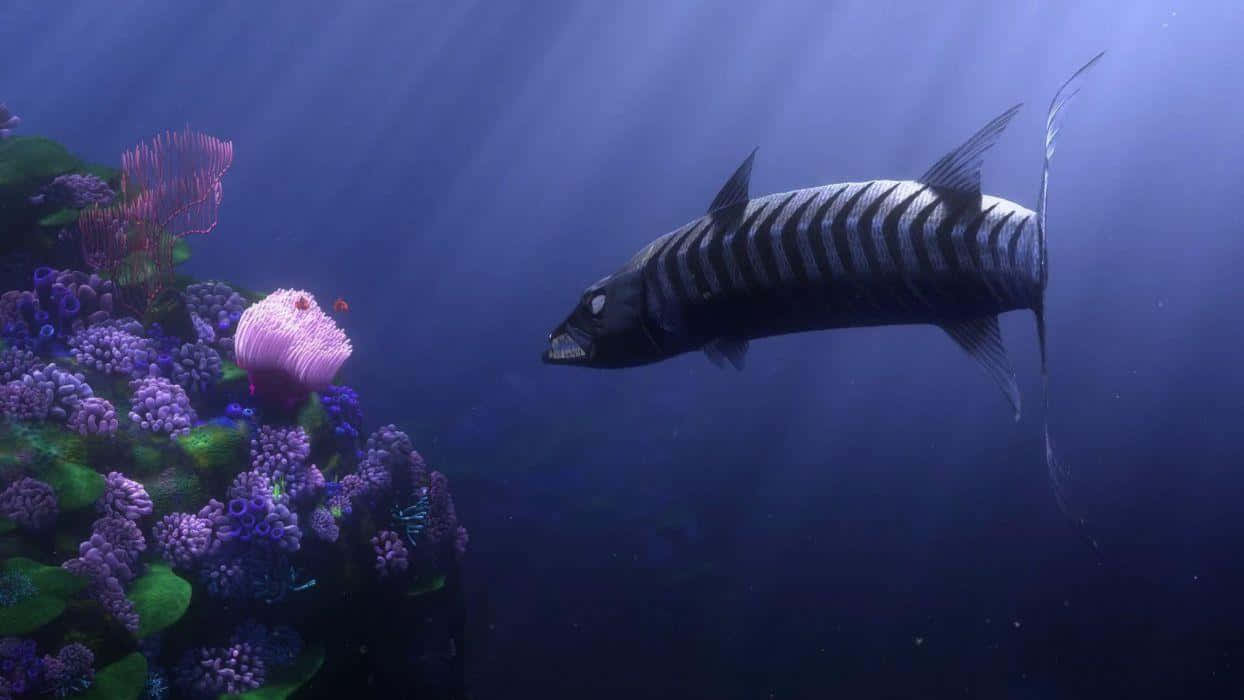 Mysterious Deep Sea Anglerfish Encounter Wallpaper